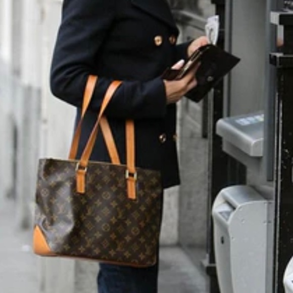 🔴 SOLD 🔴Authentic Louis Vuitton Cabas Piano Monogram Shoulder Bag - Picture 14 of 14